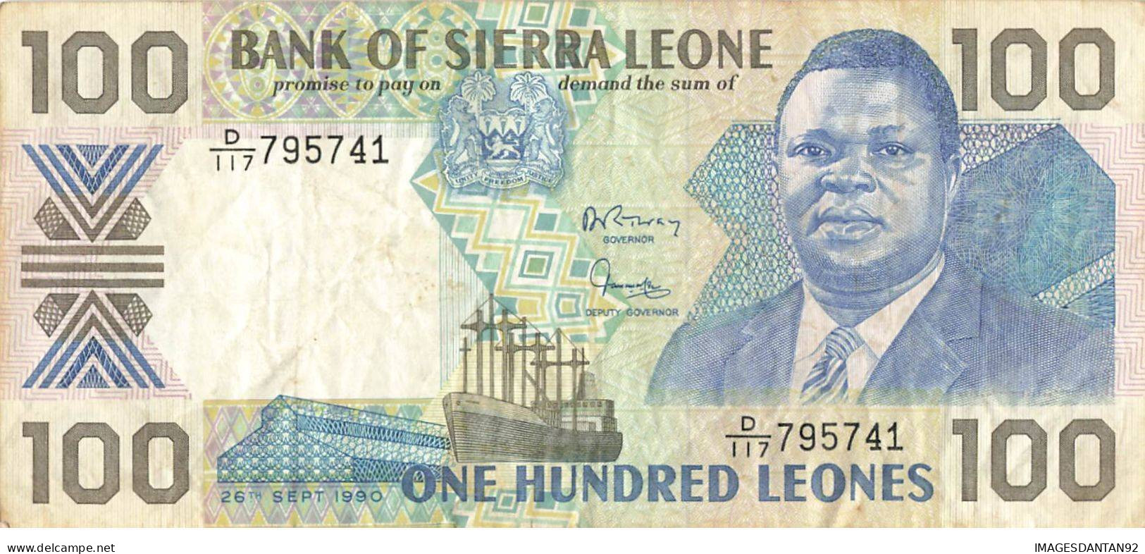 SIERRA LEONE 6 BANK NOTE ( 500 - 100 - 50 )