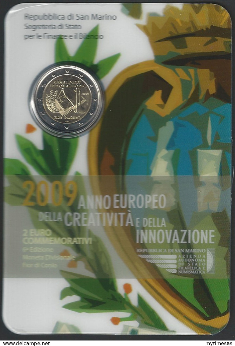 2009 San Marino Euro 2,00 Creatività FDC - San Marino