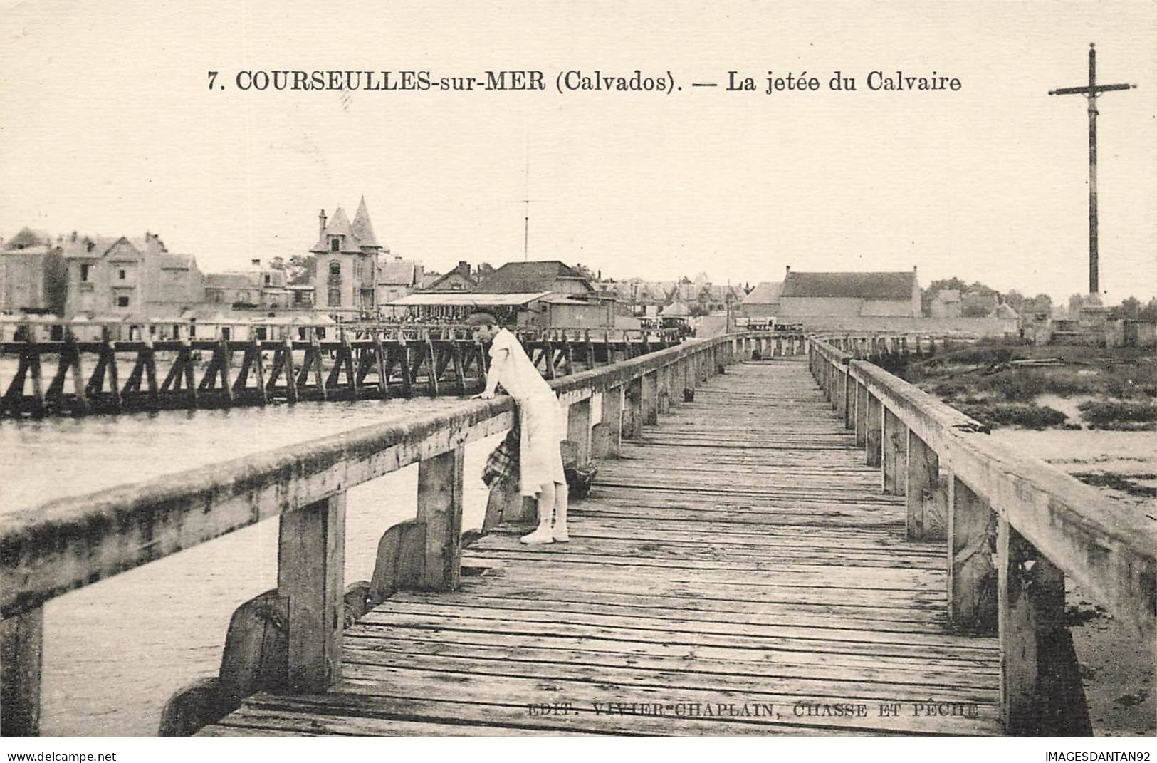 14 COURSEULLES SUR MER AI#DC084 LA JETEE DU CALVAIRE - Courseulles-sur-Mer