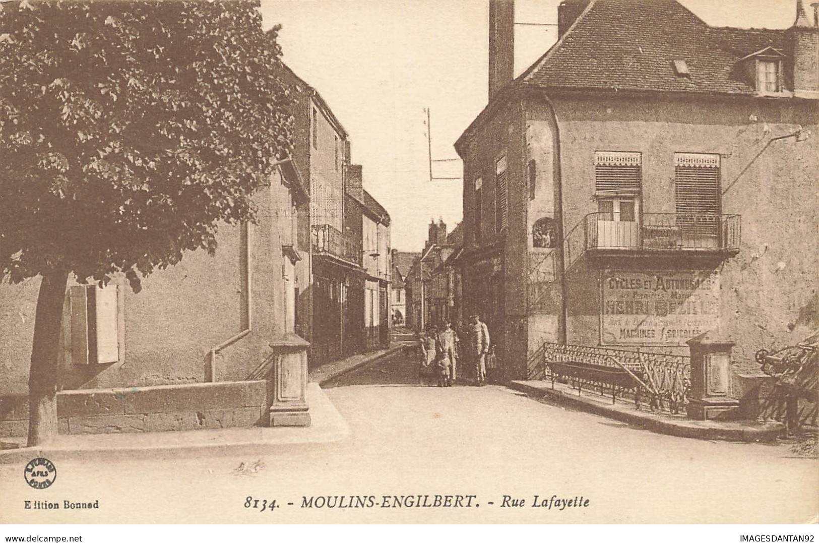 58 MOULINS ENGILBERT AI#DC436 LA RUE LAFAYETTE - Moulin Engilbert