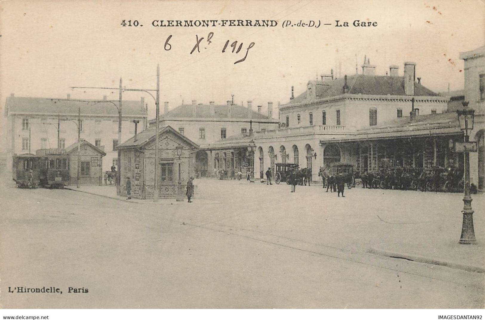 63 CLERMONT FERRAND AI#DC486 LA GARE ATTELAGES CALECHES CHEVAUX - Clermont Ferrand