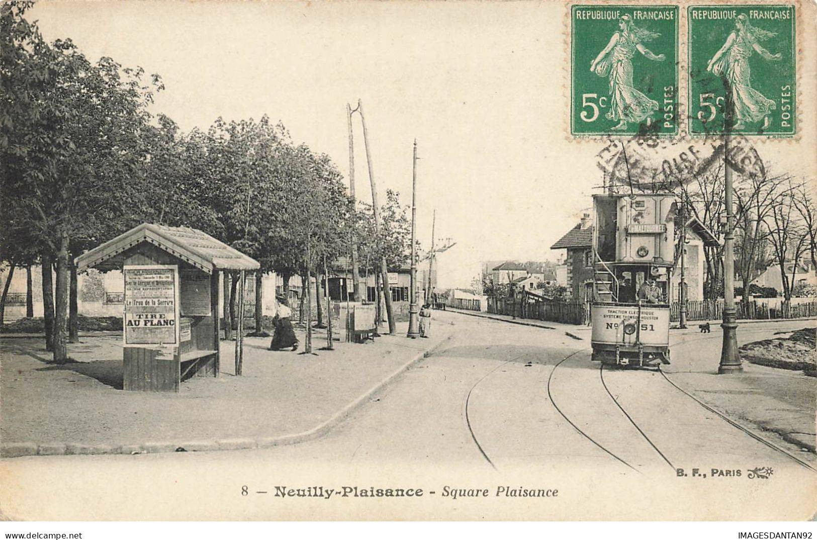 93 NEUILLY PLAISANCE AH#AL00845 SQUARE PLAISANCE TRAIN - Neuilly Plaisance