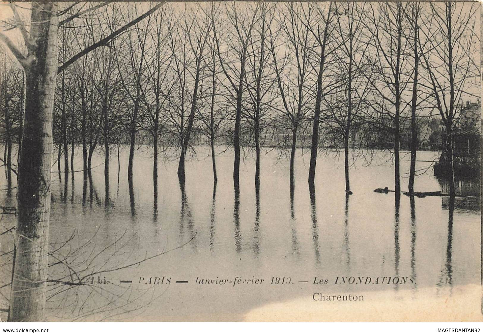 94 CHARENTON LE PONT AI#DC795 LES INONDATIONS DE JANVIER/FEVRIER 1910 CRUE DE LA SEINE - Charenton Le Pont