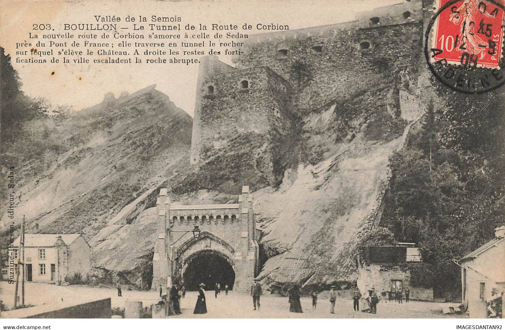 BELGIQUE LUXEMBOURG AM#DC063 BOUILLON LE TUNNEL DE LA ROUTE DE CORBION VALLEE DE LA SEMOIS - Bouillon