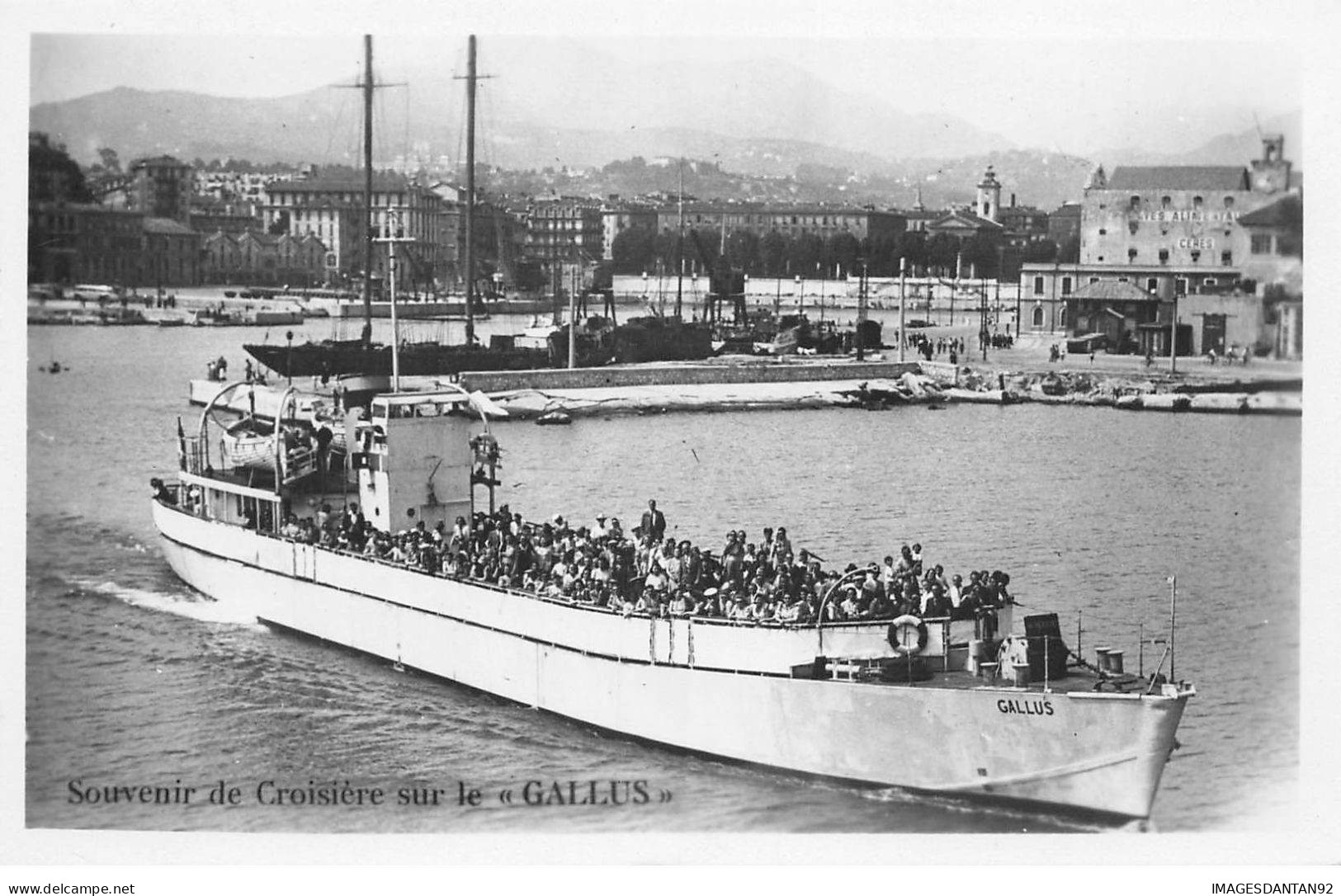 BATEAUX AL#AL00519 SOUVENIR DE CROISIERE SUR LE GALLUS - Steamers