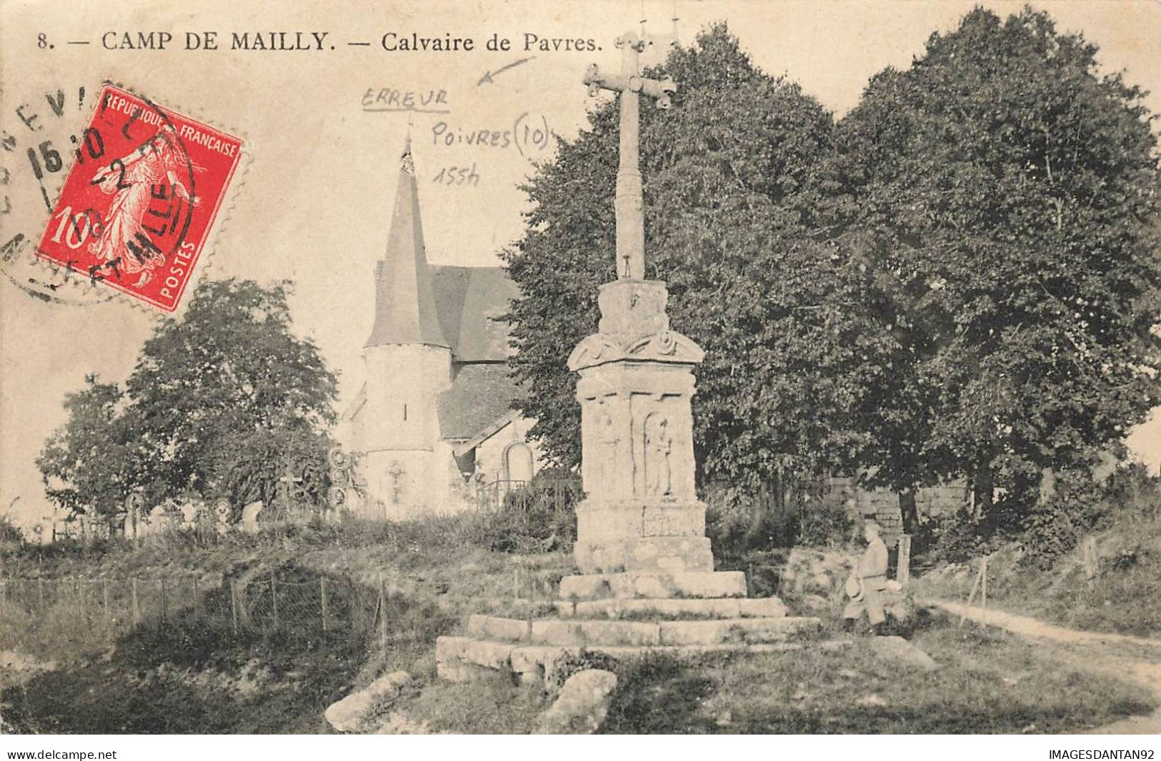 10 CAMP DE MAILLY AN#MK0139 CALVAIRE DE PAVRES - Mailly-le-Camp