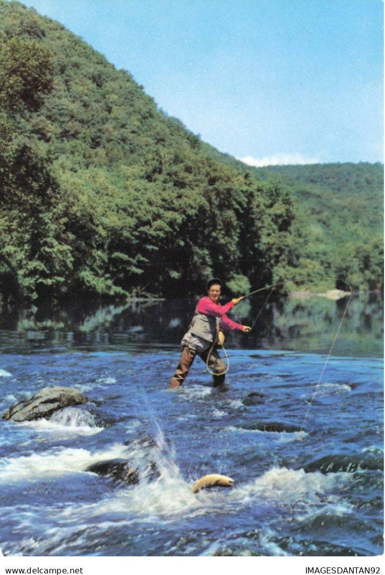 PECHE AL#AL00539 PECHE A LA RUITE DANS LES ARDENNES BELGES - Pêche