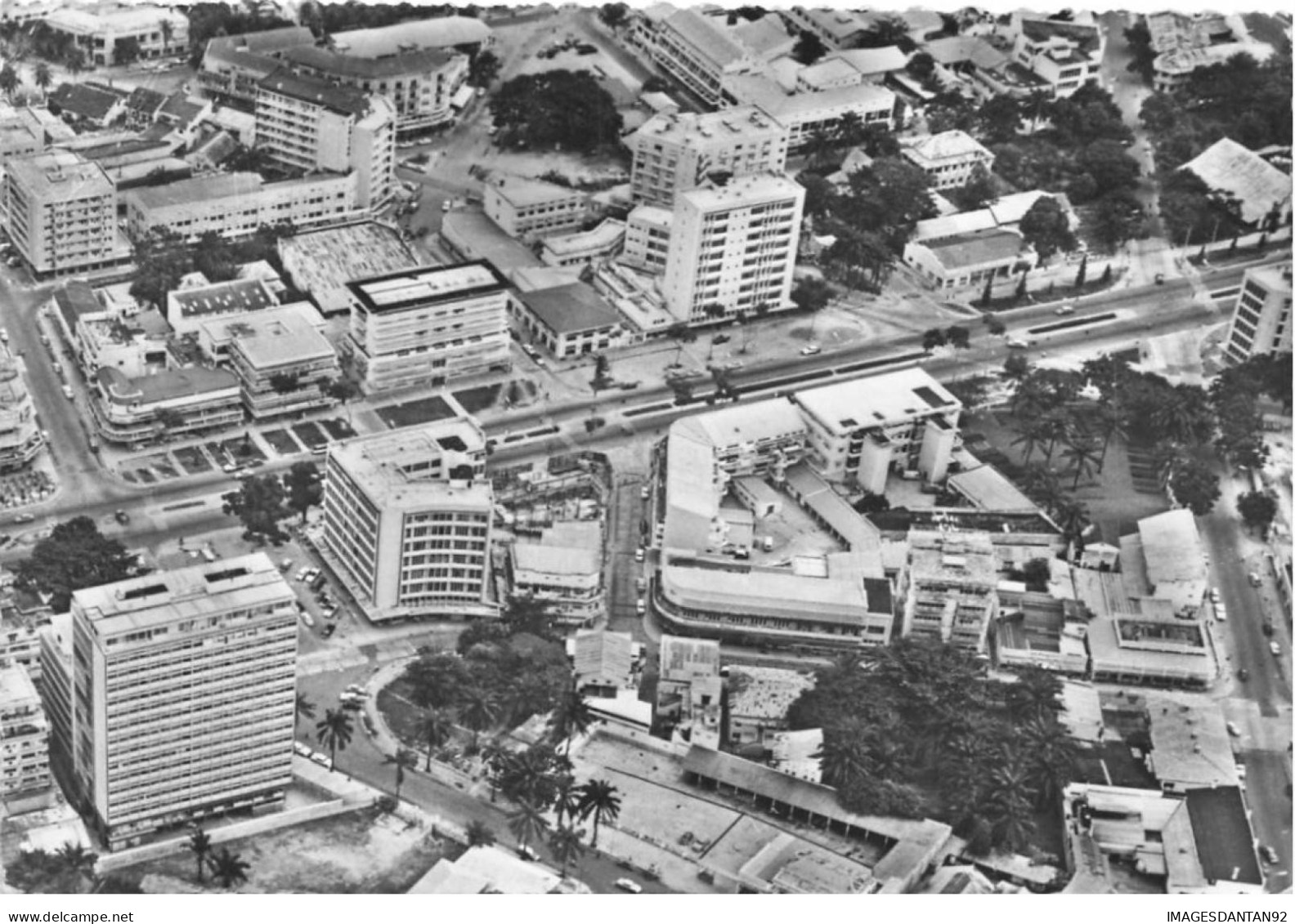 CONGO AM#DC454 LEOPOLDVILLE VUE AERIENNE DU CENTRE LE BUILDING CINQUANTENAIRE ET LE HOTELS MEMLING ET STANLEY - Other & Unclassified