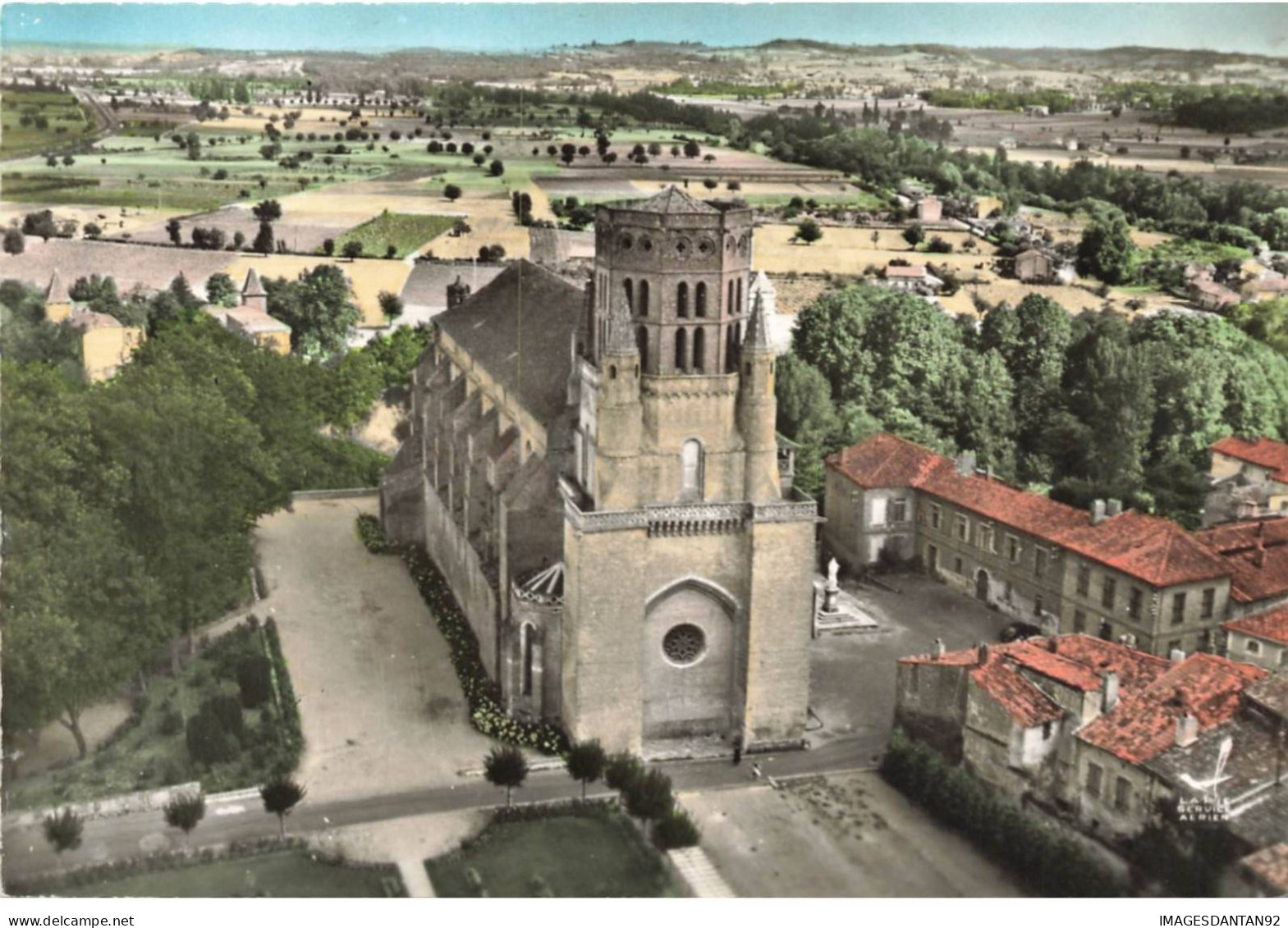 81 LAVAUR AJ#MK806 LA CATHEDRALE ST ALAIN VUE AERIENNE NUM 12 - Lavaur