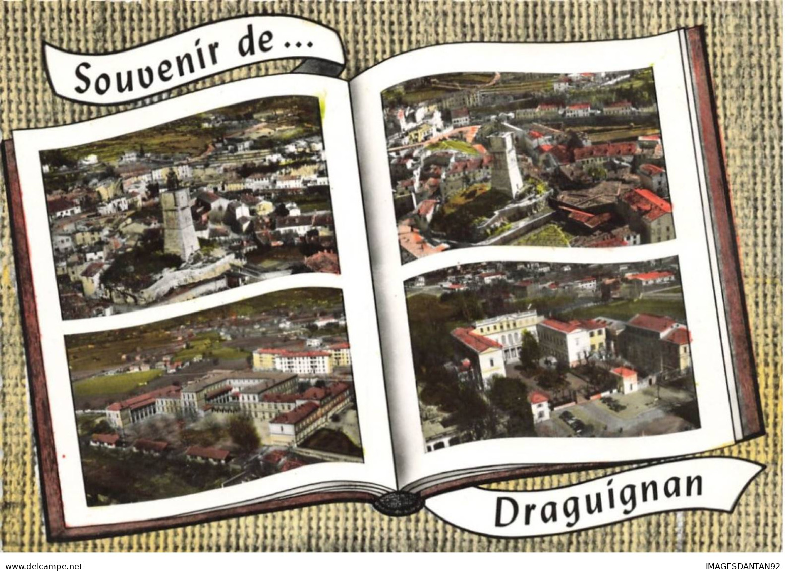 83 DRAGUIGNAN AJ#MK978 SOUVENIR MULTI VUES TOUR DE L HORLOGE LYCEE LA PREFECTURE - Draguignan