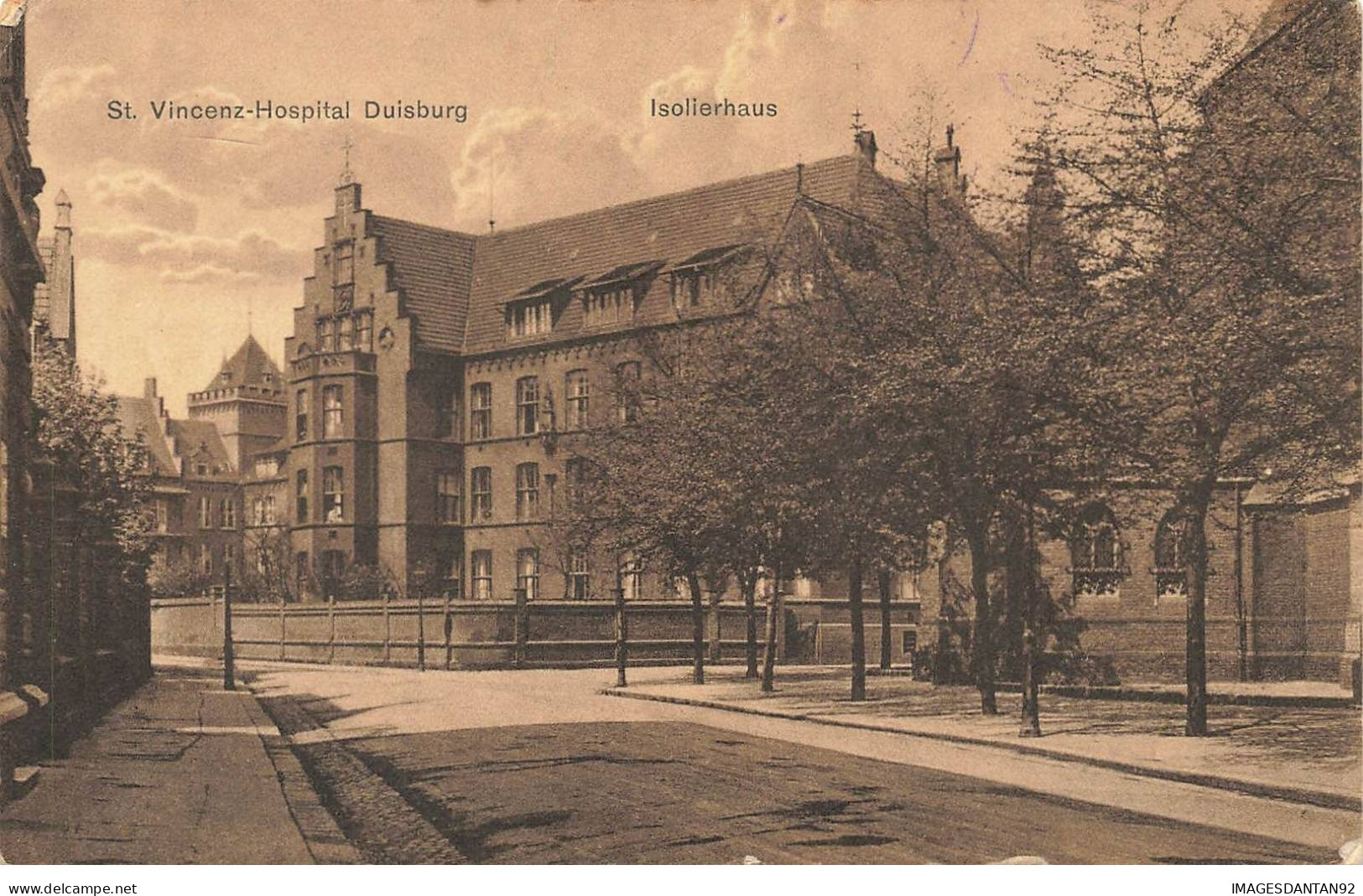 ALLEMAGNE AL#AL00268 DUISBURG ST VINCENT HOSPITAL  ISOLIERHAUS CACHET HOPITAL MIXTE - Duisburg