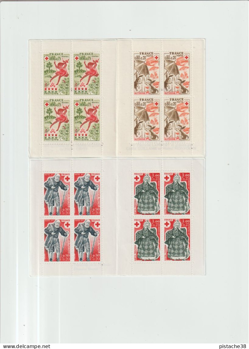CROIX ROUGE FRANCAISE, (émission De Profit De La) Années 1975 Et 1977 - Achat Immédia, Voir Les Scans - Unused Stamps