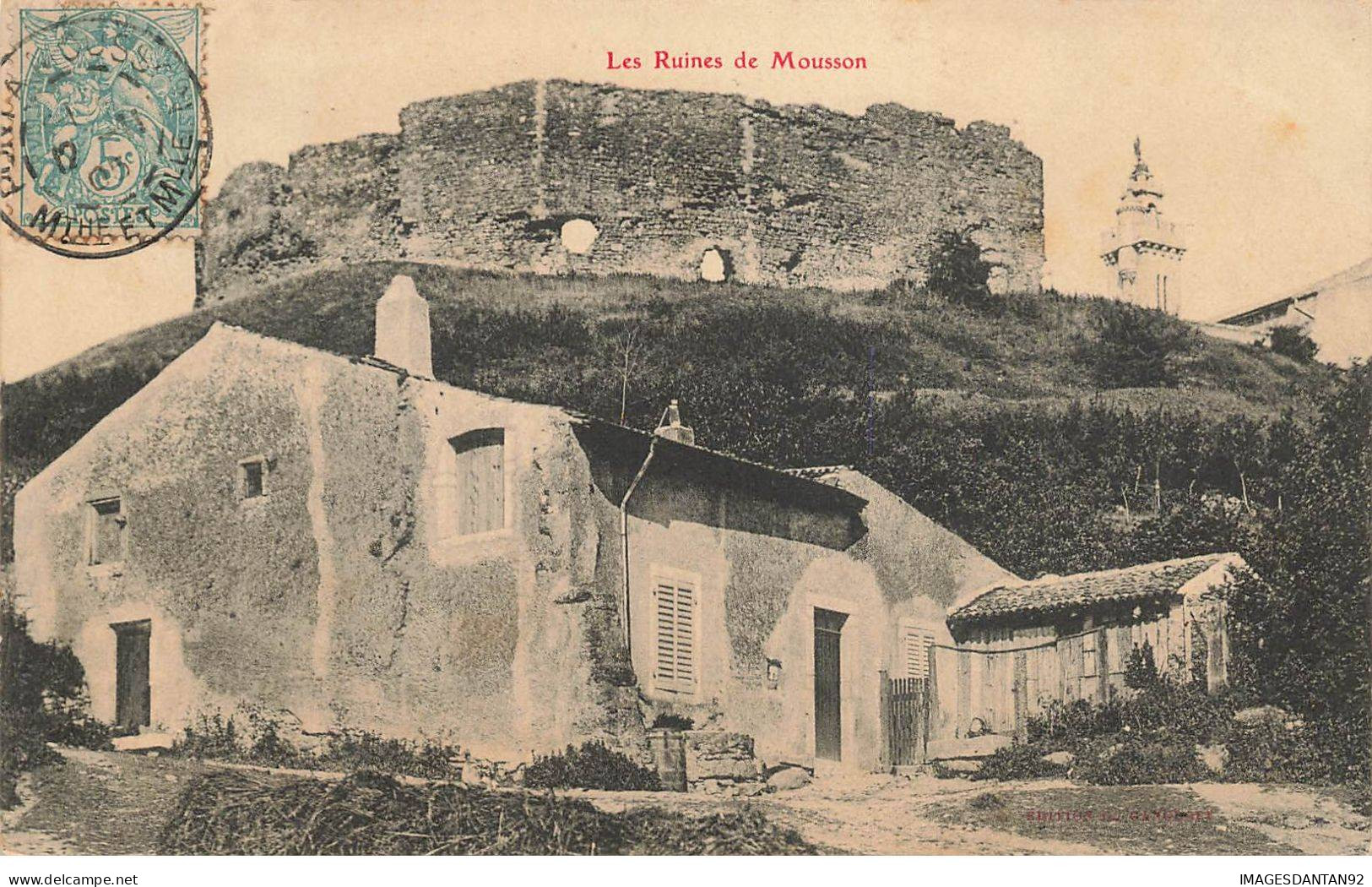 54 MOUSSON AN#MK0423 LES RUINES DE MOUSSON - Pont A Mousson