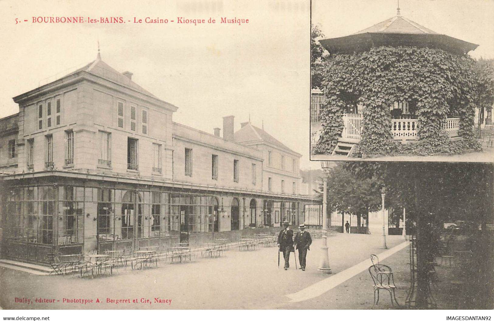 52 BOURBONNE LES BAINS AN#MK0413 LE CASINO KIOSQUE DE MUSIQUE - Bourbonne Les Bains