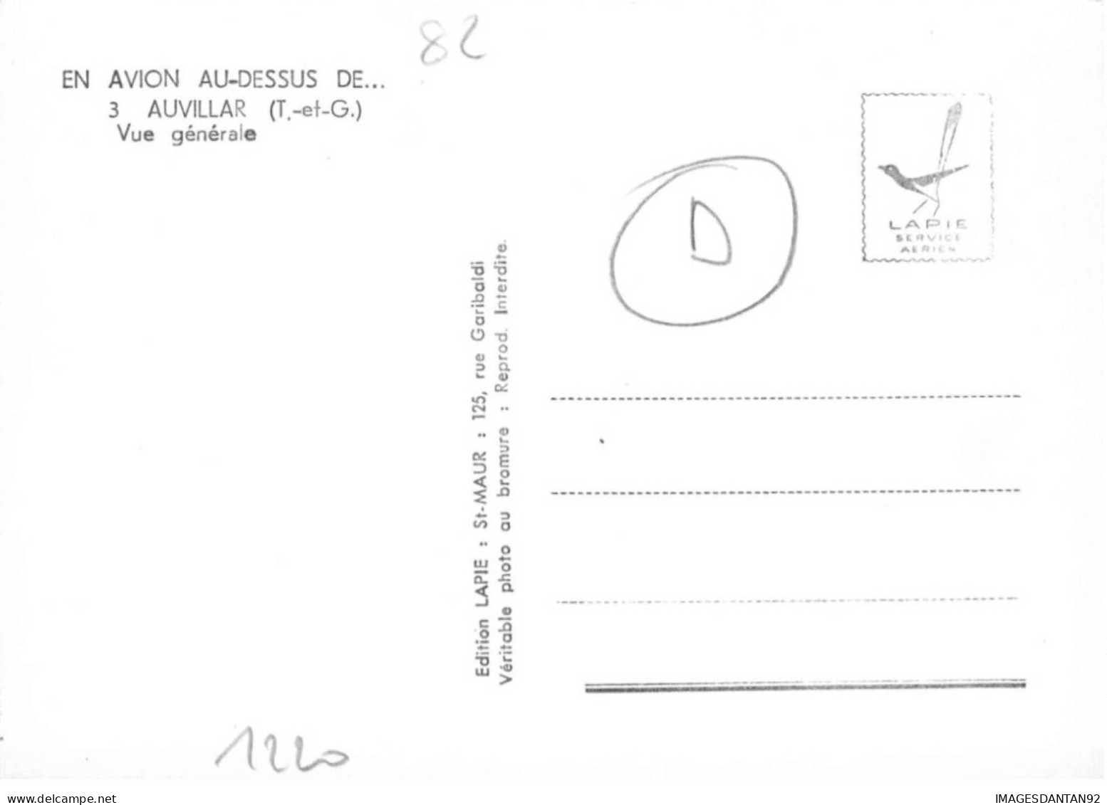 82 AUVILLAR AJ#MK905 VUE GENERALE AERIENNE NUM 3 - Auvillar