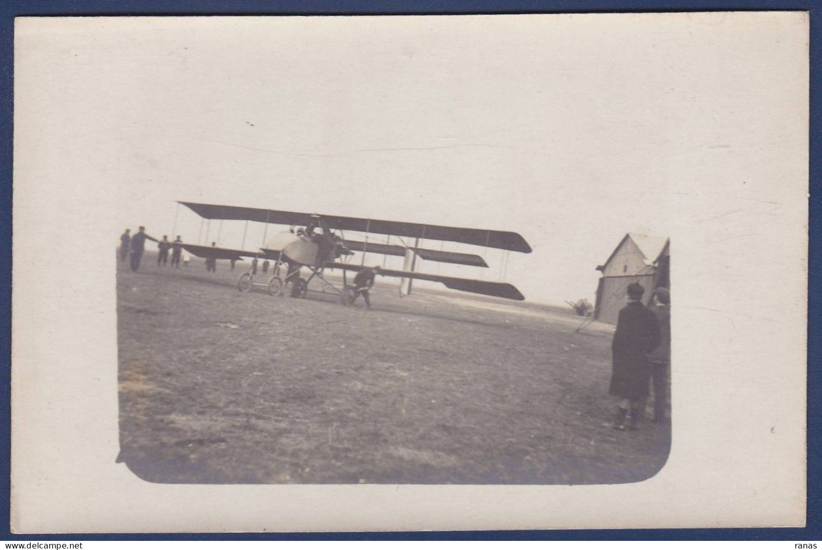 CPA Aviation Signature Autographe Aviateur à Identifier Carte Photo Voir Dos - ....-1914: Precursors