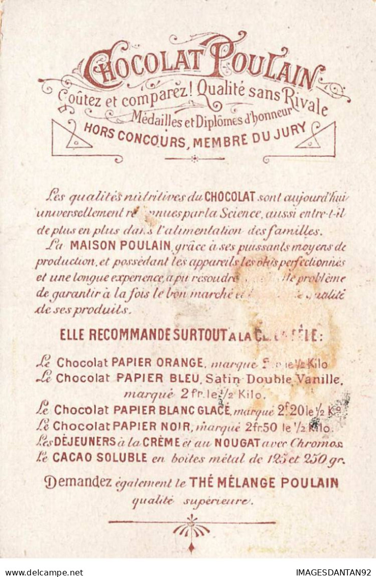 CHROMOS AO#AL000280 CHOCOLAT POULAIN PAVANE XVII SIECLE - Poulain