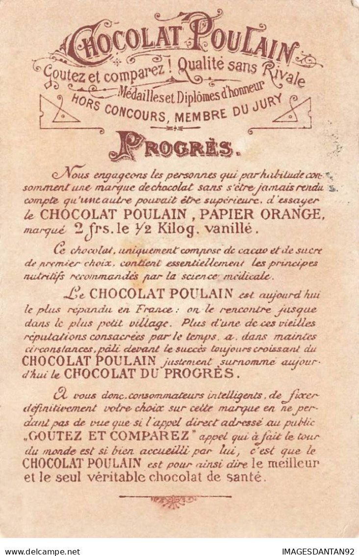 CHROMOS AO#AL000244 CHOCOLAT POULAIN  LE MEDECIN APPELE DECLARE LE CAS TRES GRAVE - Poulain