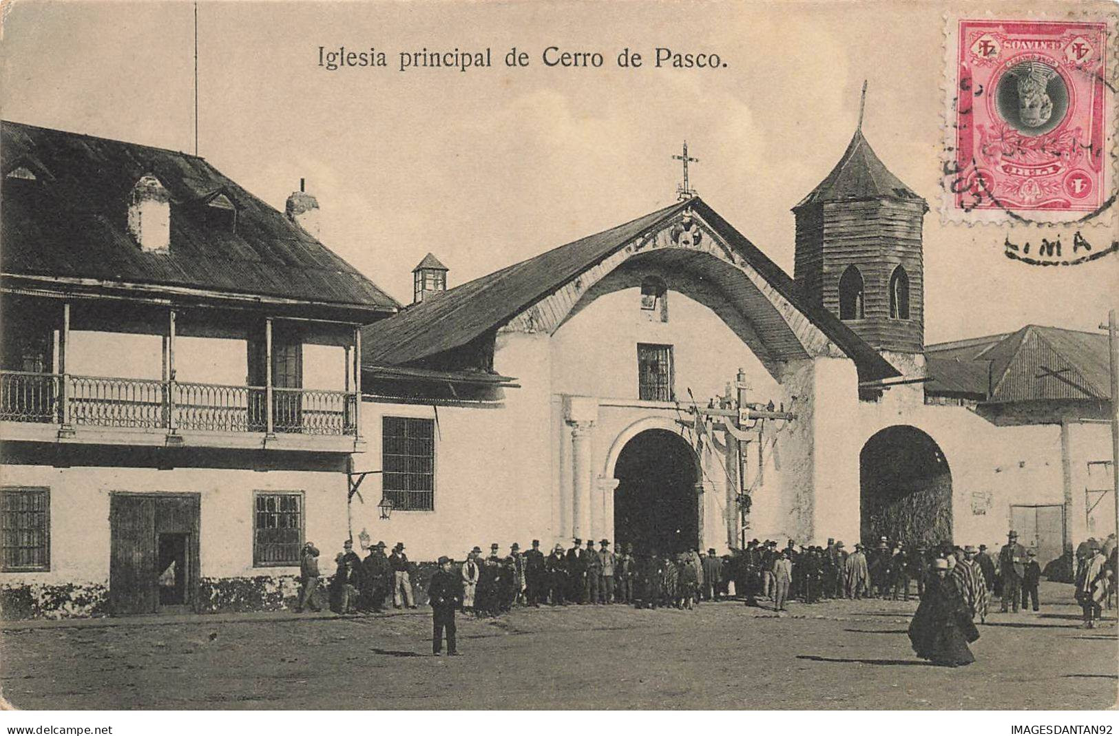 PEROU AL#AL00197 IGLESIA PRINCIPAL DE CERRO DE PASCO - Peru