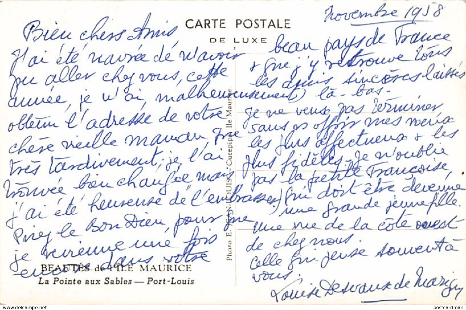 Ile Maurice - PORT-LOUIS - La Pointe Aux Sables - Ed. E. Jean-Louis  - Mauritius