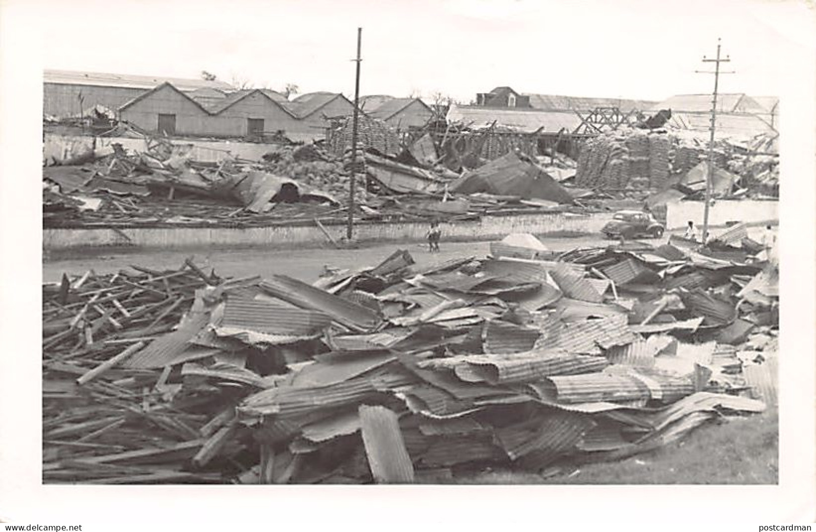 Mauritius - PORT-LOUIS - Mauritius Dock After The Cyclone - Year 1960 - Real Photo - Publ. Unknown  - Maurice