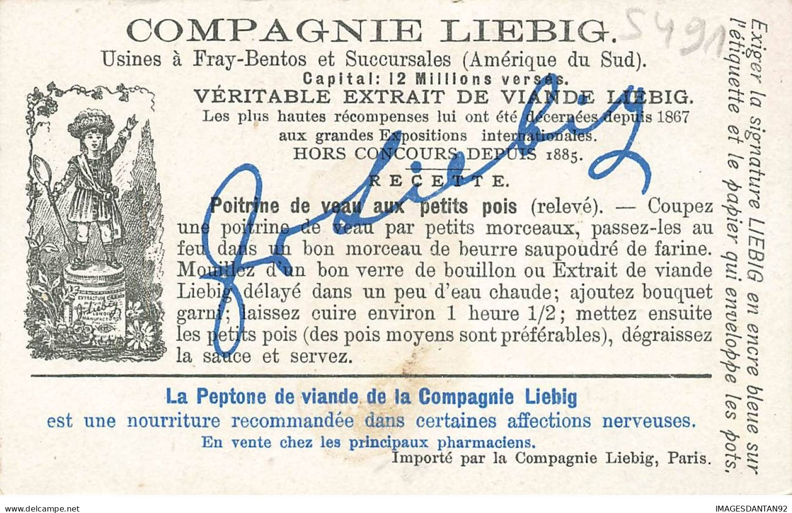 CHROMOS AO#AL000490 LIEBIG VERITABLE EXTRAIT DE VIANDE CLEOPATRE RENCONTRE ANTOINE SUR LE CYDNUS S491 - Liebig