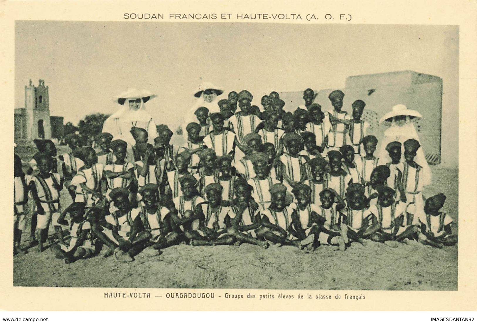 BURKINA FASO AP#DC338 OUAGADOUGOU GROUPE D ELEVES DE LA CLASSE DE FRANCAIS - Burkina Faso