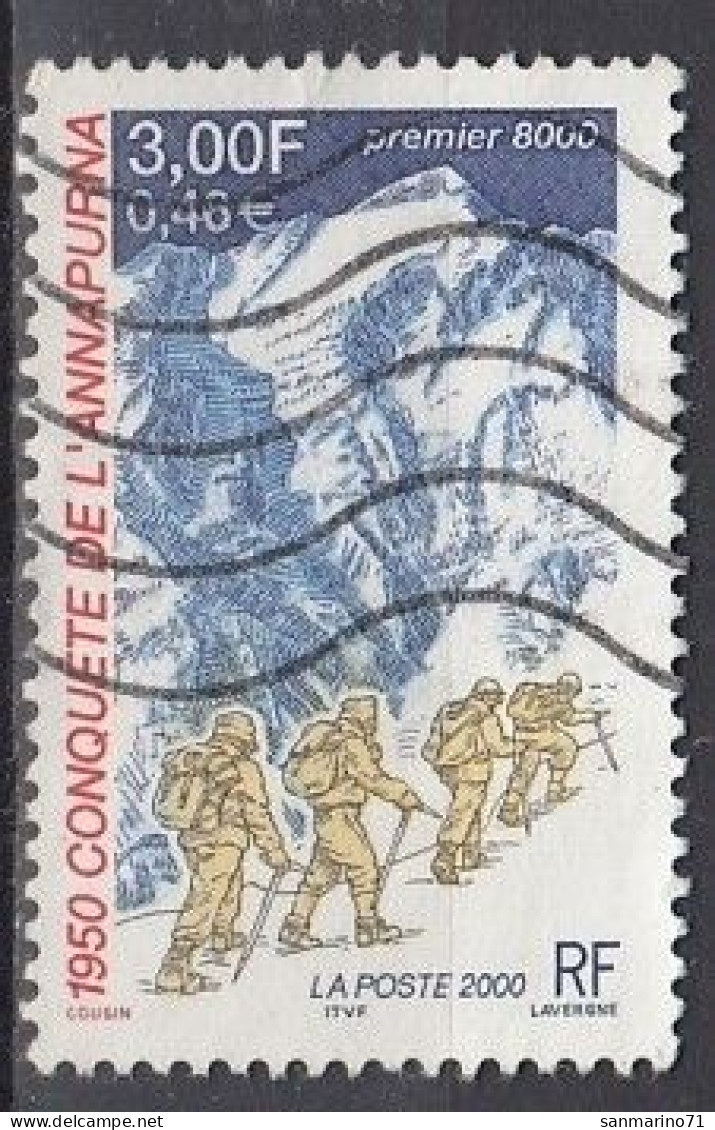 FRANCE 3472,used,falc Hinged - Arrampicata