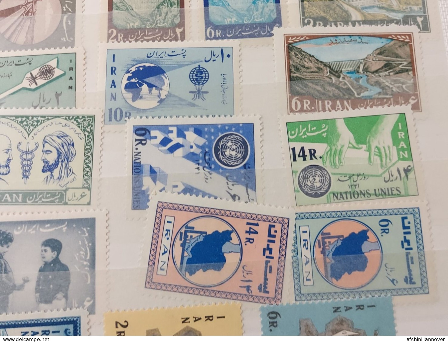 Iran Shah Pahlavi سری کامل تمبرهای یادگاری سال 1341  Commemorative Stamps Issued In Year 1962 - Iran