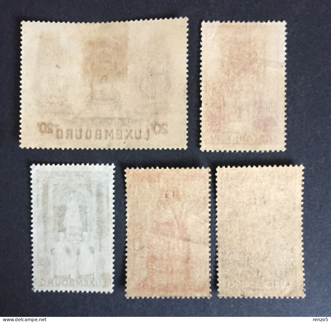 1945 Luxembourg - Madonna Churchs  - Unused ( No Gum ) - Unused Stamps