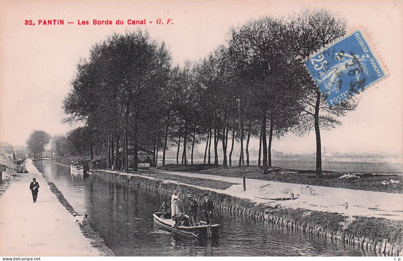 Pantin - Le Canal De L'ourcq     - CPA °J - Pantin