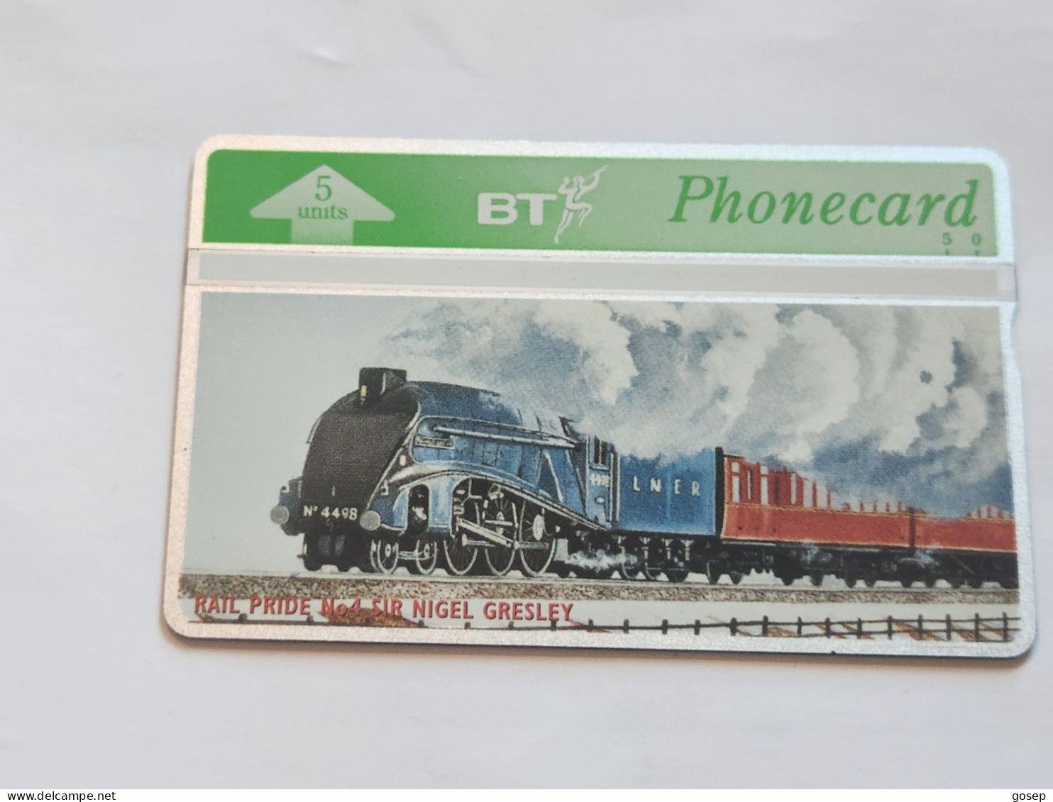 United Kingdom-(BTG-411)-Rail Pride-(4)-Sir Nigel-(352)(5units)(450G01236)(tirage-500)-price Cataloge-10.00£-mint - BT General Issues