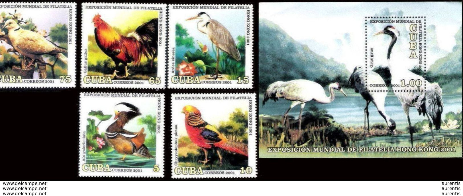 D7660  Birds - Oiseaux - Expo Hong Kong 2001 - MNH - Cb - 2,50 - Autres & Non Classés