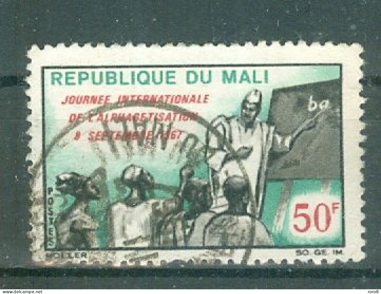 REPUBLIQUE DU MALI - N°105 Oblitéré. Journée Internationale De L'alphabétisation. - Mali (1959-...)