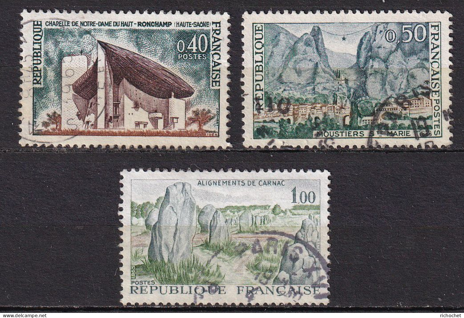 France 1435 + 1436 + 1440 ° - Used Stamps