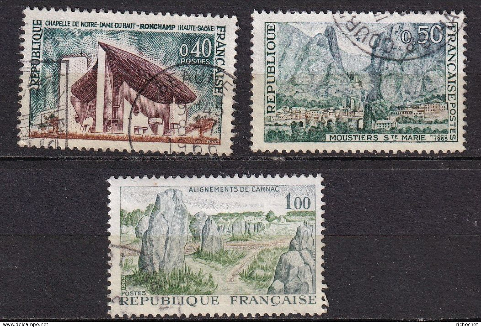 France 1435 + 1436 + 1440 ° - Used Stamps
