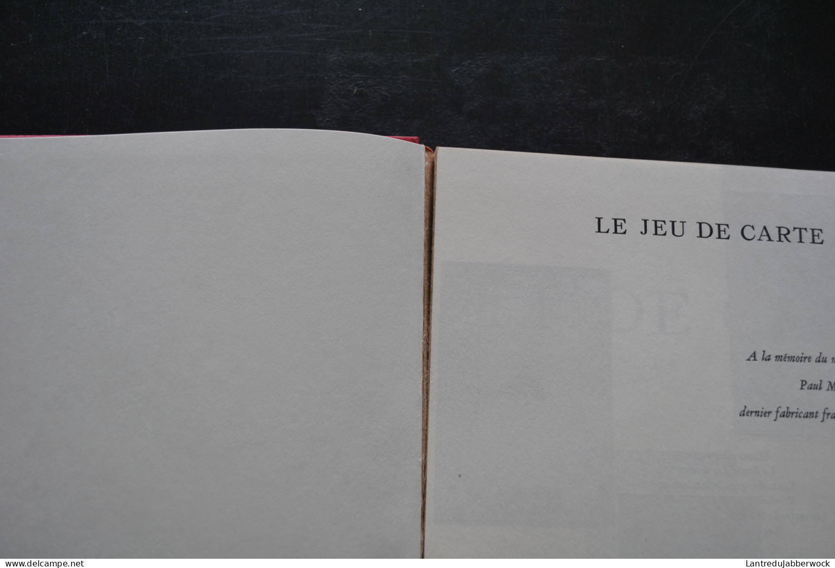 Jean-Pierre SEGUIN Le Jeu De Carte Hermann 1968 Histoire Techniques De Fabrication Symbolique Vocabulaire Fantaisie Art - Kartenspiele (traditionell)