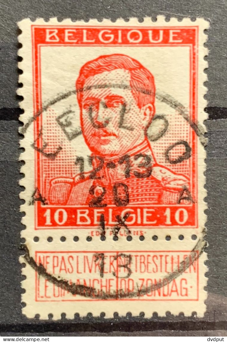 België, 1912, Nr 118, Gestempeld EECLOO - 1912 Pellens