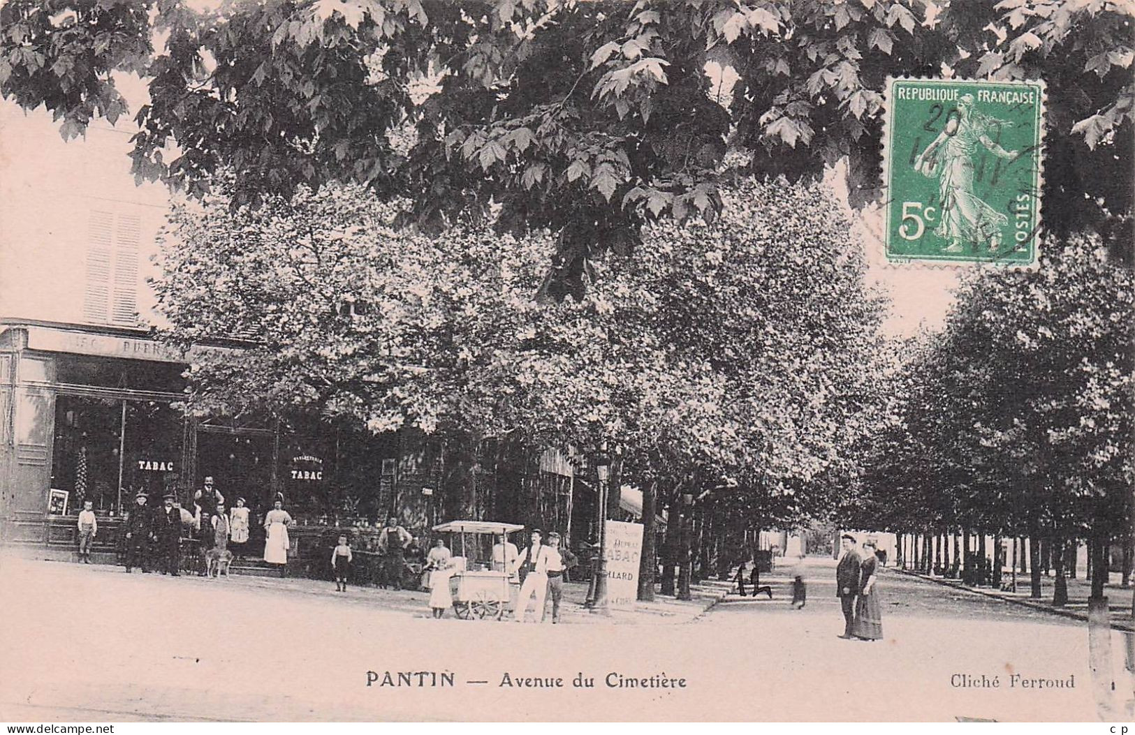 Pantin - Avenue Du Cimetiere   - Marchand De Glaces -  CPA °J - Pantin