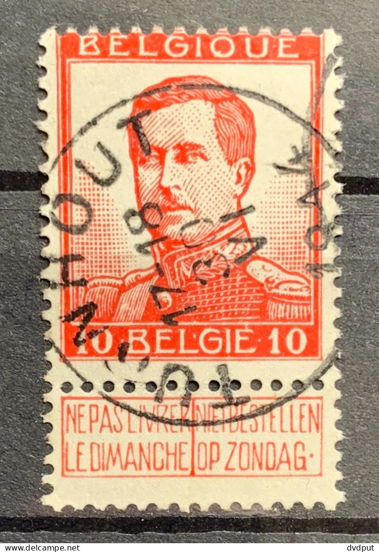 België, 1912, Nr 123, Gestempeld TURNHOUT - 1912 Pellens