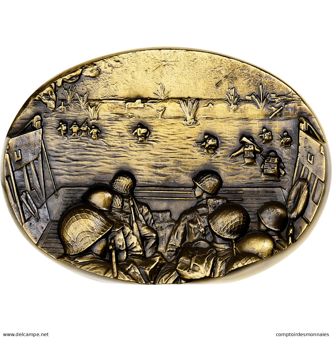 France, Médaille, Comité Du Débarquement D-DAY, Bronze, SPL+ - Other & Unclassified