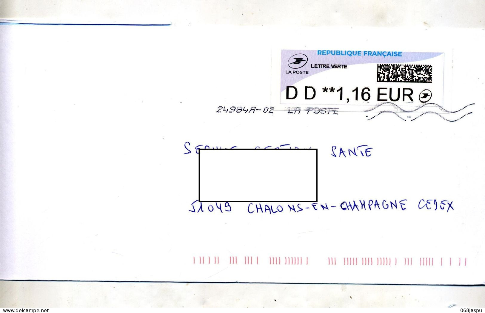 Lettre Flamme Chiffree Une Ligne Sur Vignette  Curiosité - Other & Unclassified