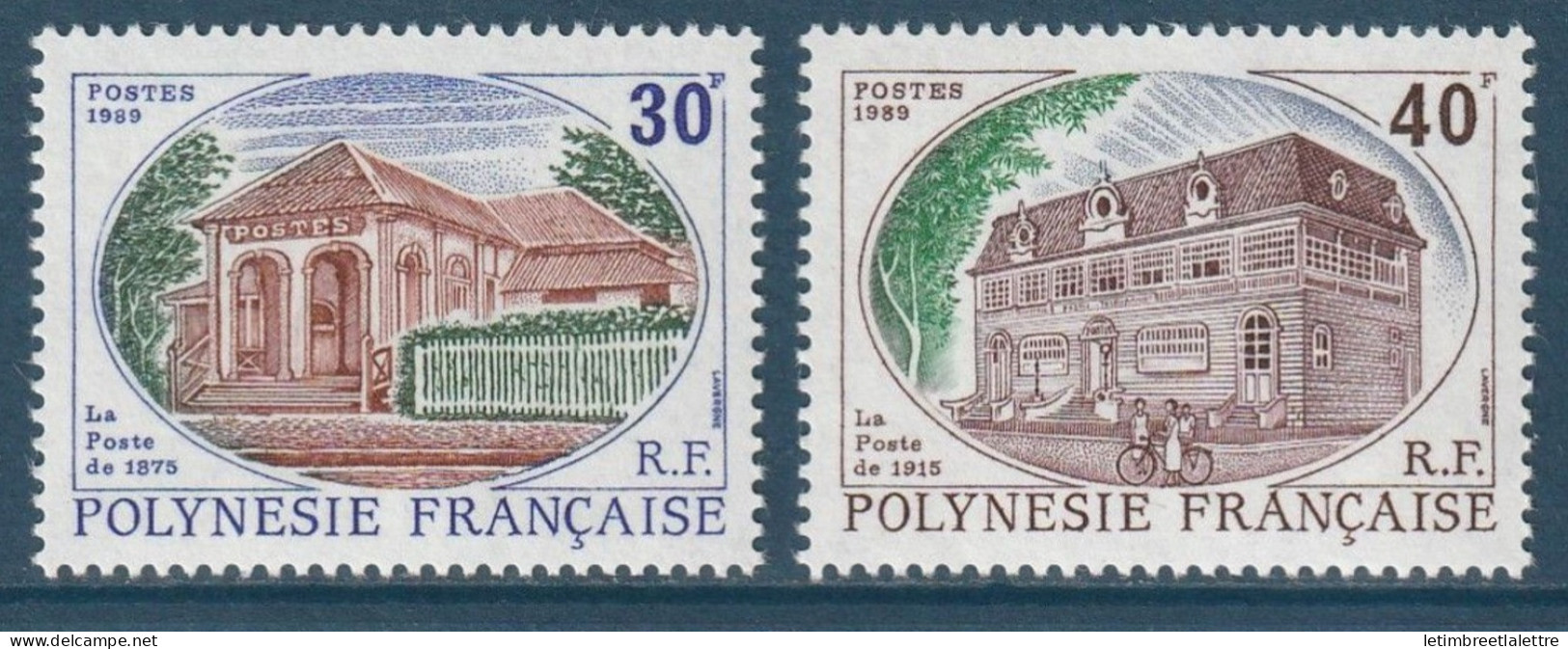 Polynésie Française - YT N° 322 Et 323 ** - Neuf Sans Charnière - 1988 - Ungebraucht