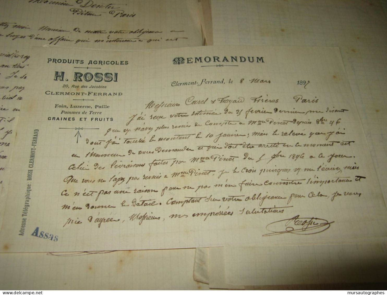 AUGUSTE DEBAY 2X Autographe Signé 1885 MEDECIN AUTEUR EROTISME + Dossier à DENTU