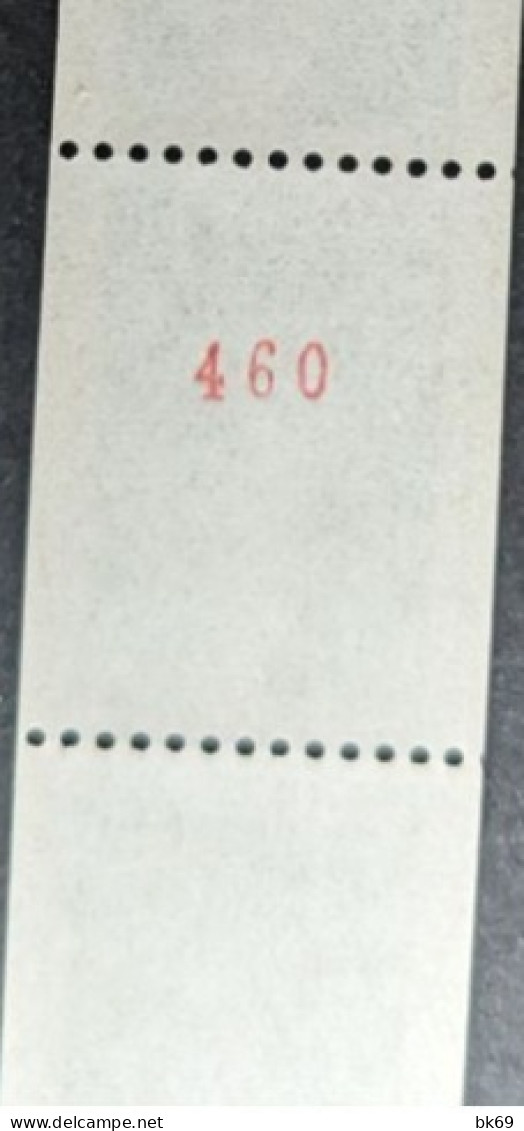 69** Sabine 80c 1980 Roulette De 11 Timbres Avec N° Rouge - Coil Stamps