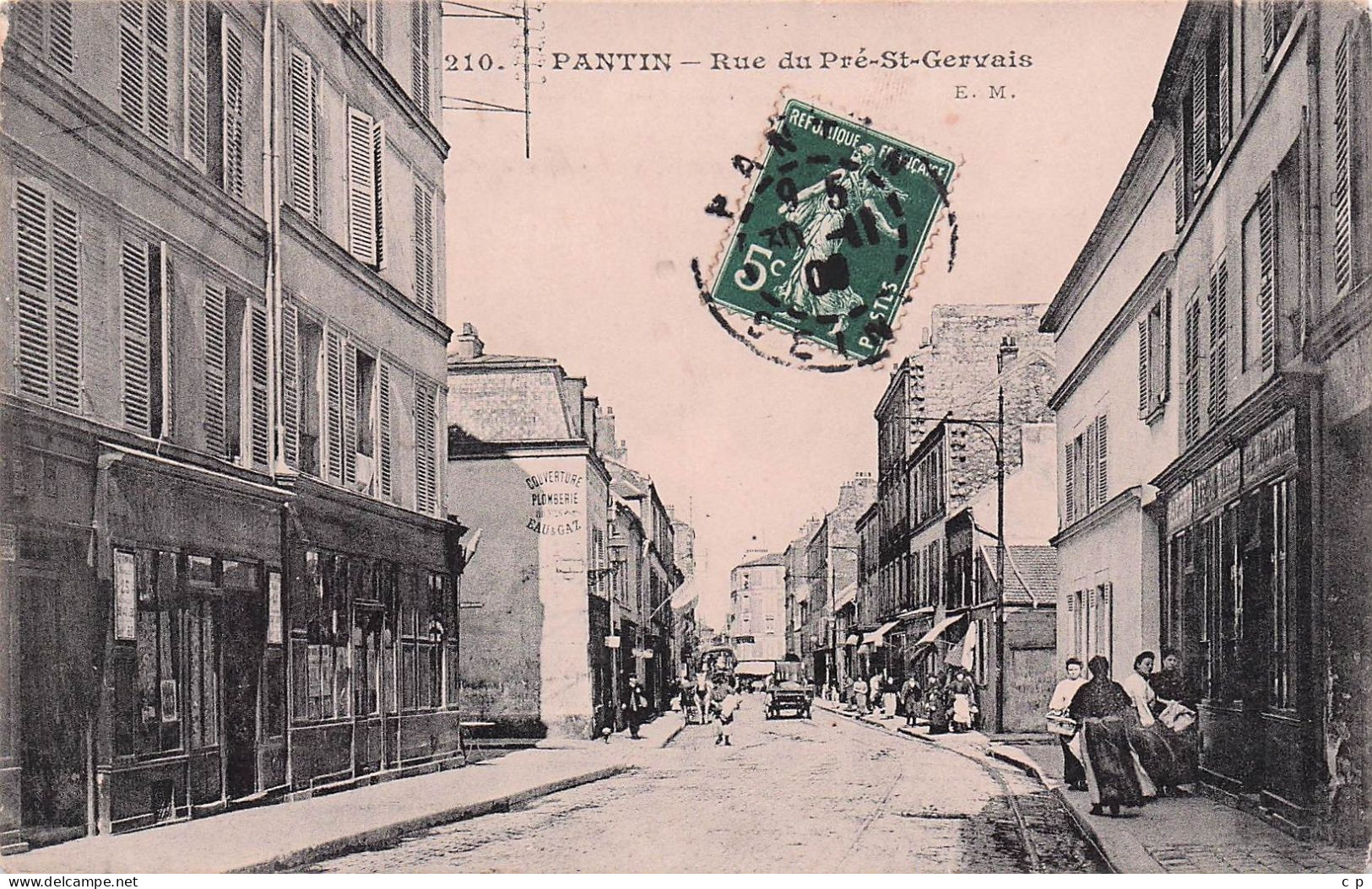 Pantin -  Rue Du Pré Saint Gervais - CPA °J - Pantin