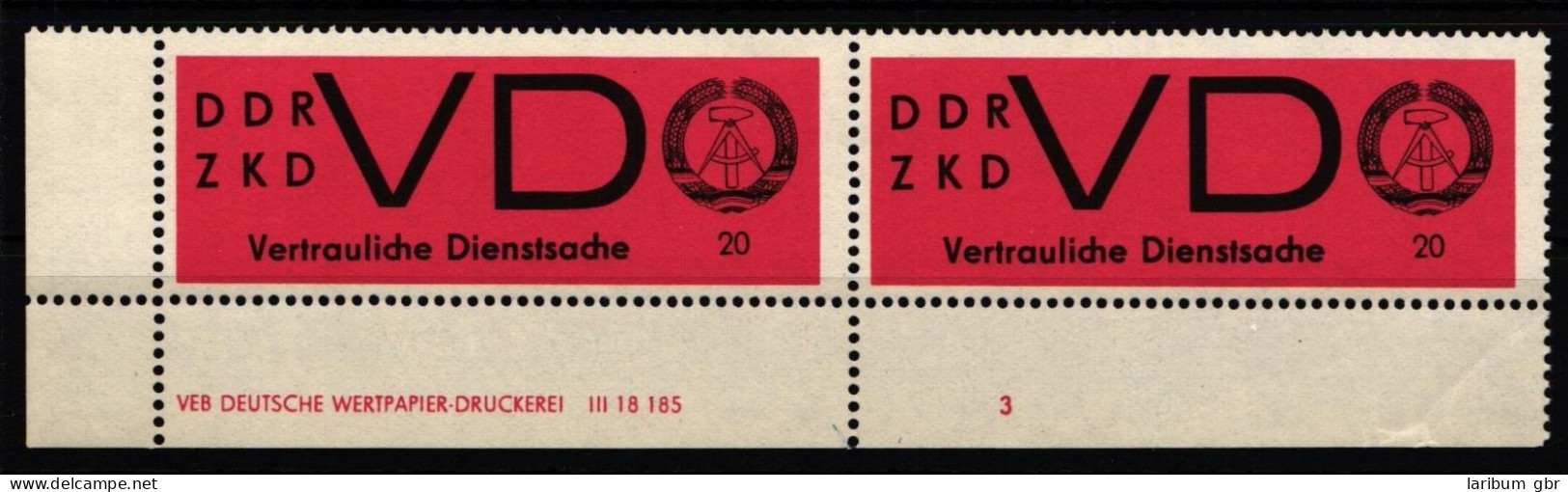 DDR KBF 3 DV Postfrisch #IV616 - Andere & Zonder Classificatie
