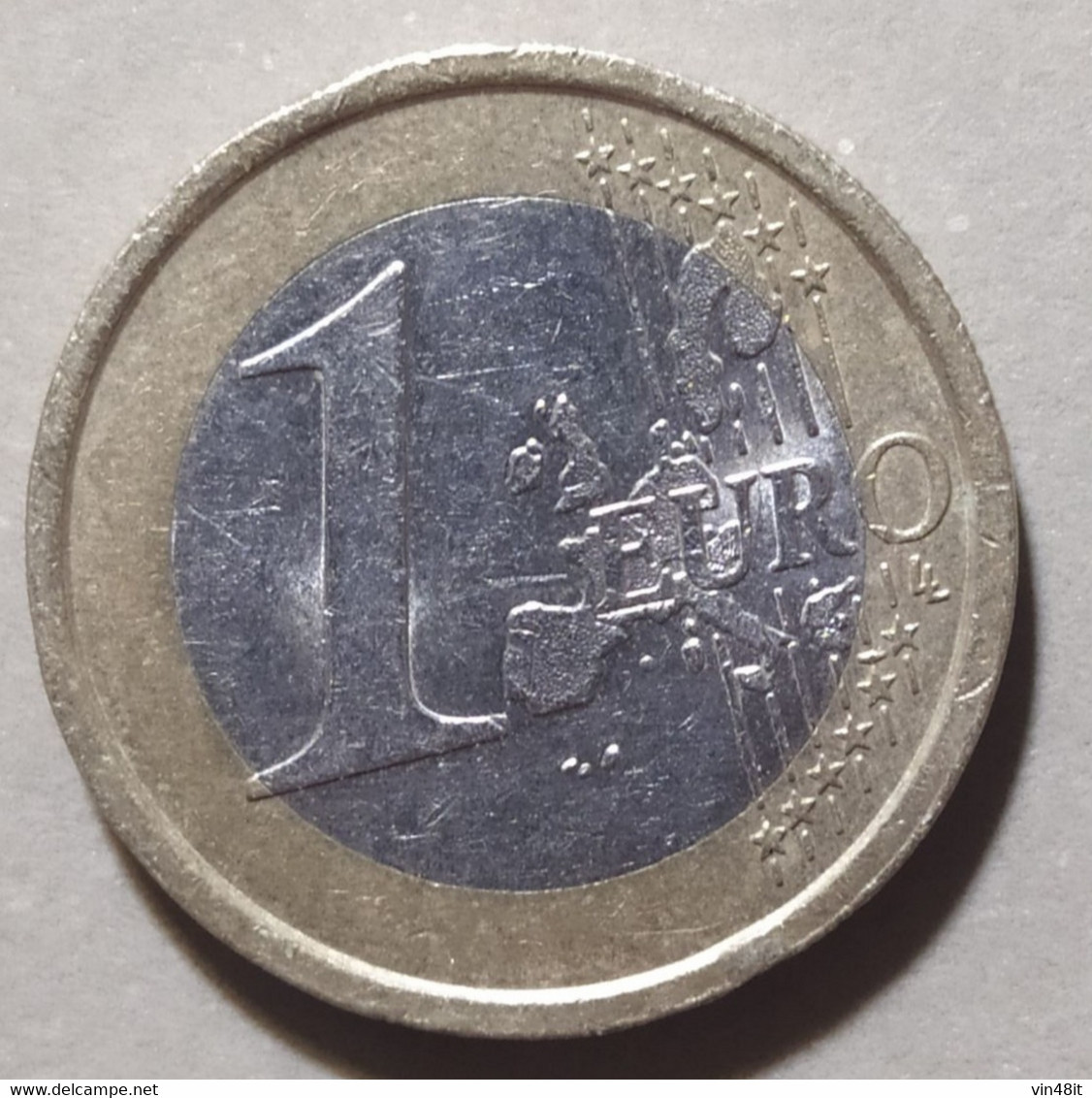 2003 - ITALIA  REPUBBLICA  - MONETA IN EURO  -  DEL VALORE DI 1  EURO - USATA - - Italia