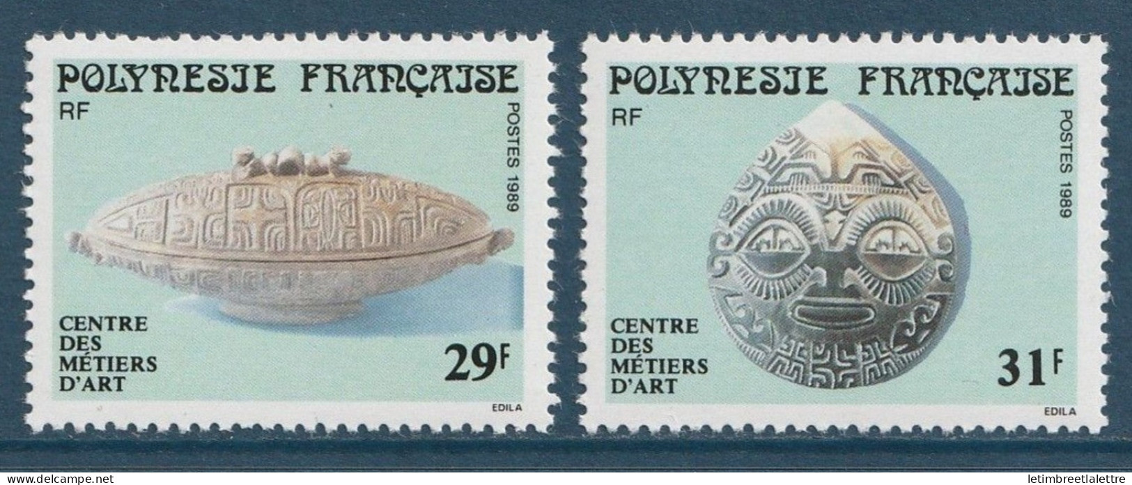 Polynésie - YT N° 324 Et 325 ** - Neuf Sans Charnière - 1989 - Ungebraucht