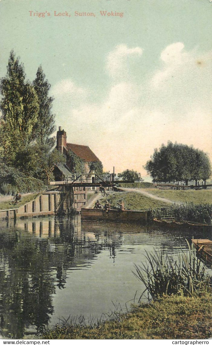 England Sutton Woking Trigg's Lock - Surrey